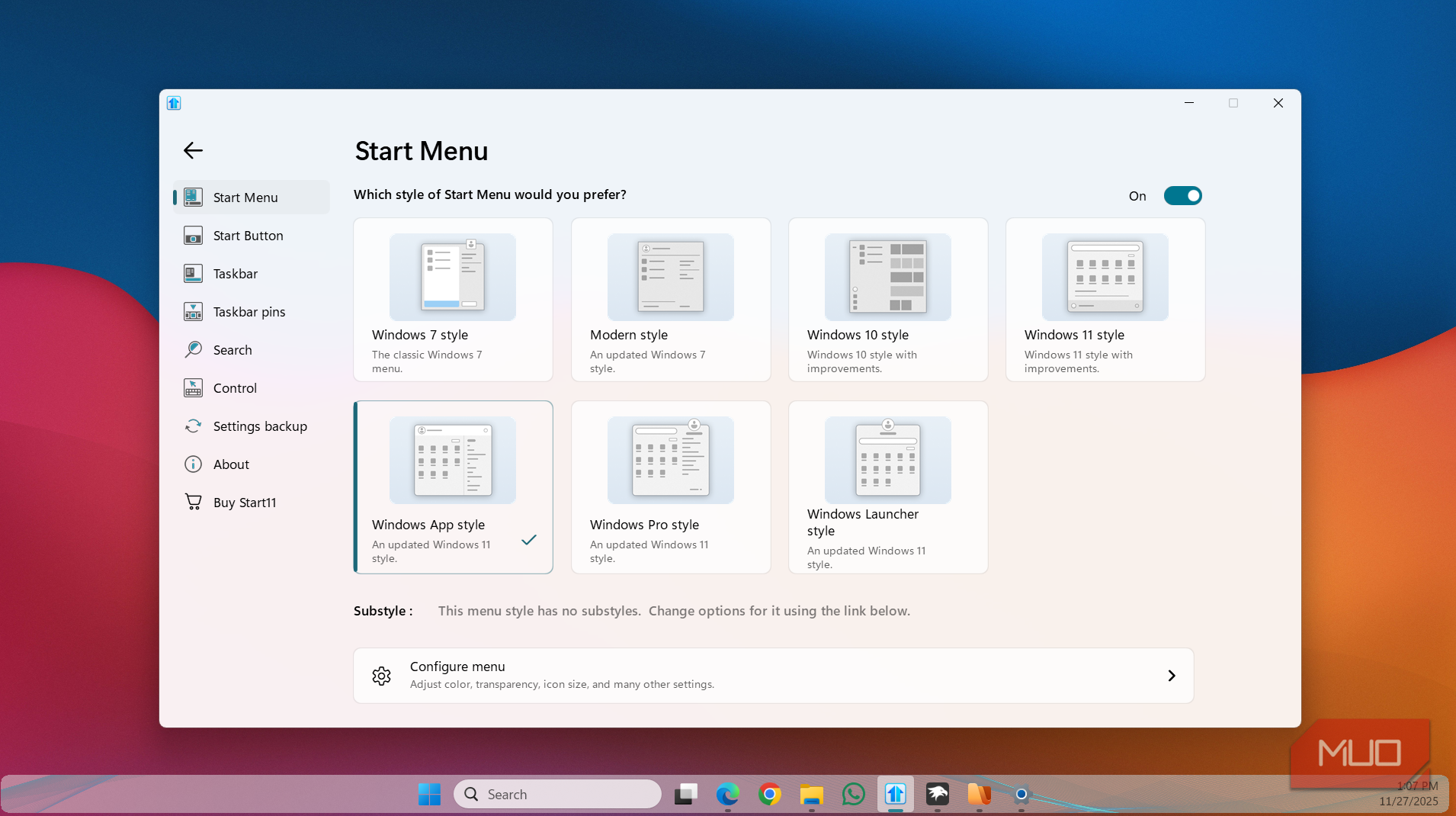 Windows 5 Menu I made Windows look cleaner than macOS with 4 simple tweaks