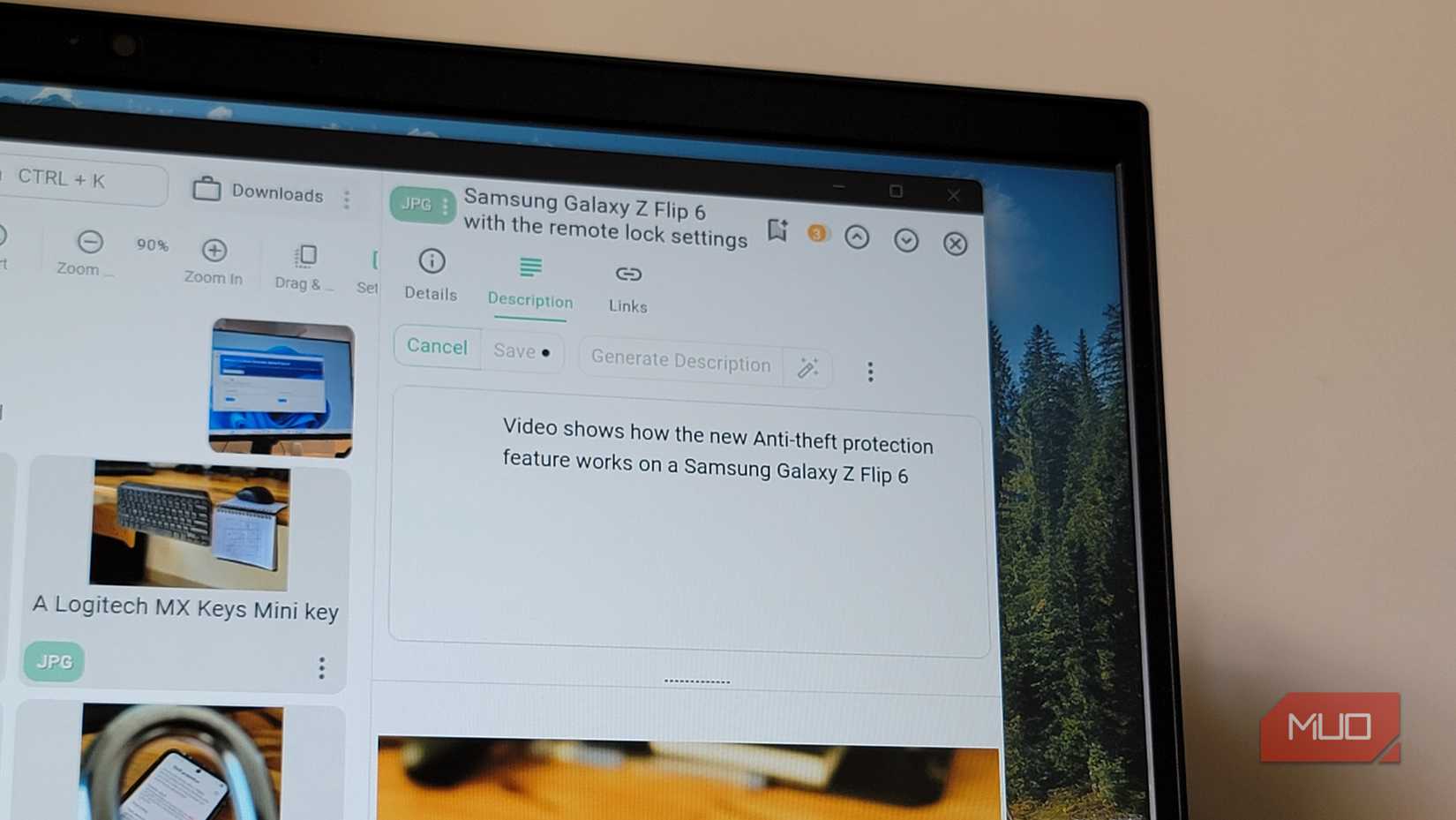 TagSpaces open on a Windows 11 laptop