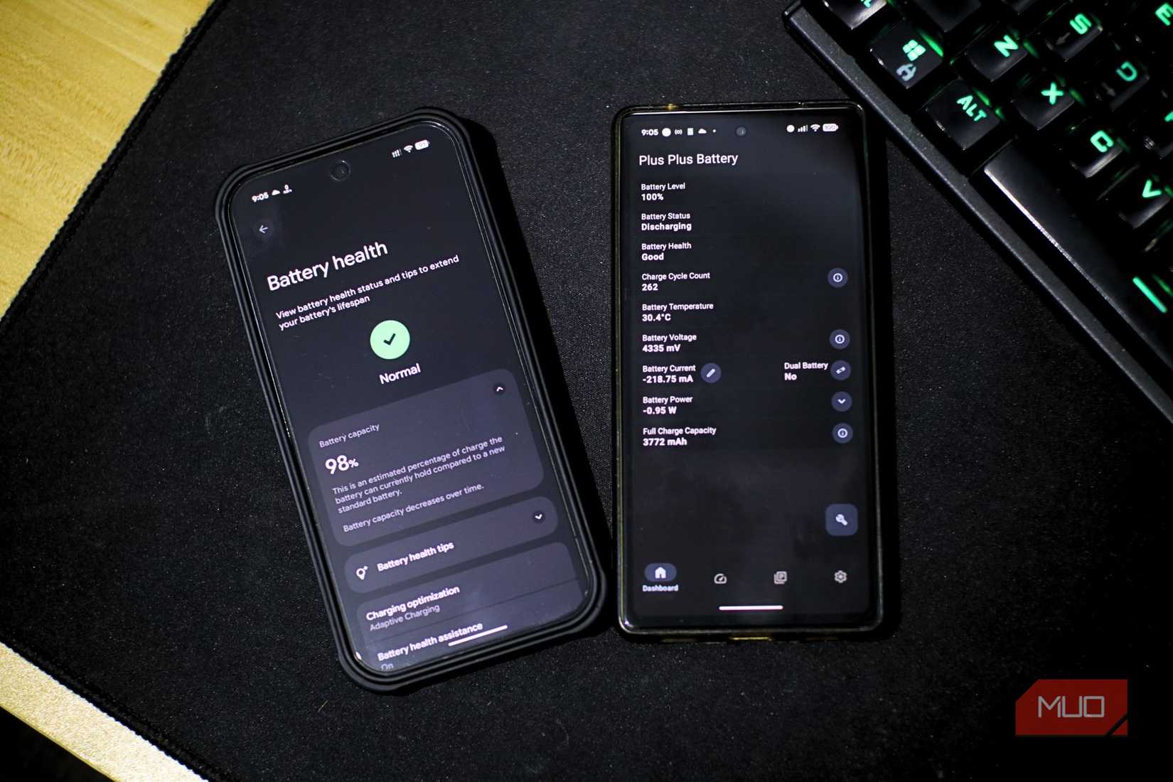Testing alternative battery health checker app