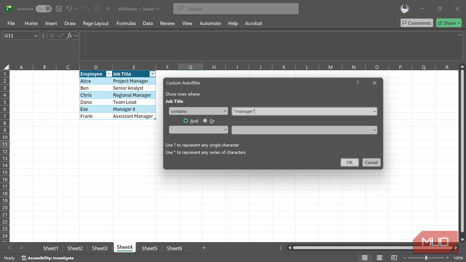 These wildcards in Excel are your secret weapon for faster, smarter ...