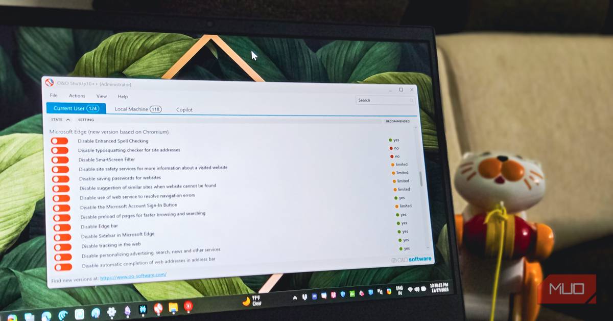 makeuseof.com - Tashreef Shareef - You'll stop calling Windows 11 bloated after setting it up this way
