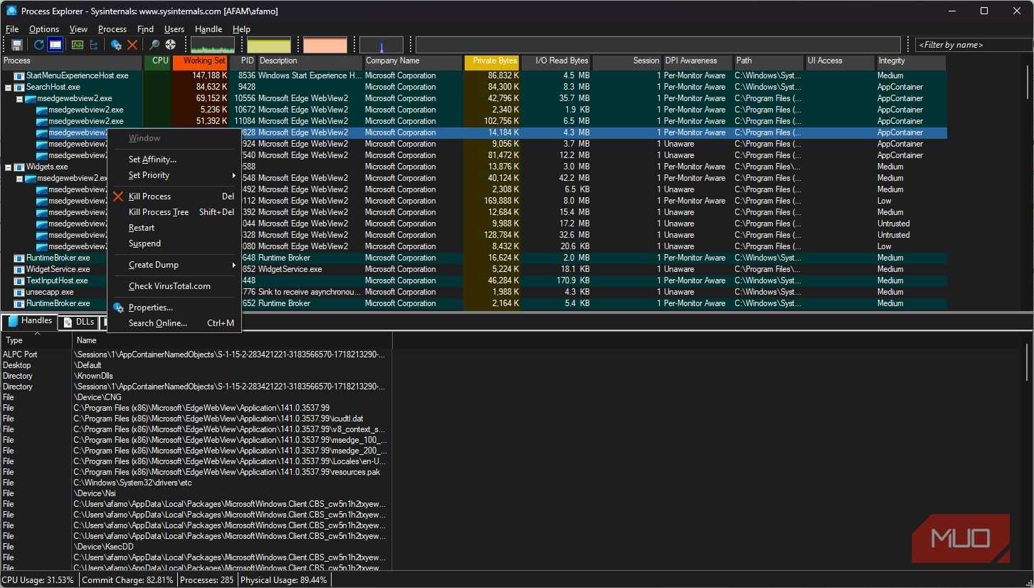 Process Memory Viewer I replaced Task Manager, Startup apps, and Event Viewer with three ...