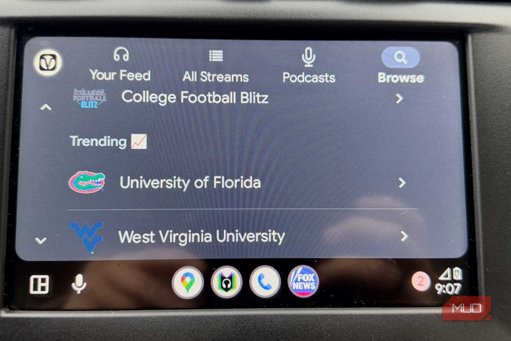  Variety Network on Android Auto.