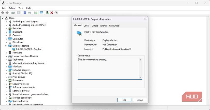 Verifying graphics adapter for HP computer
