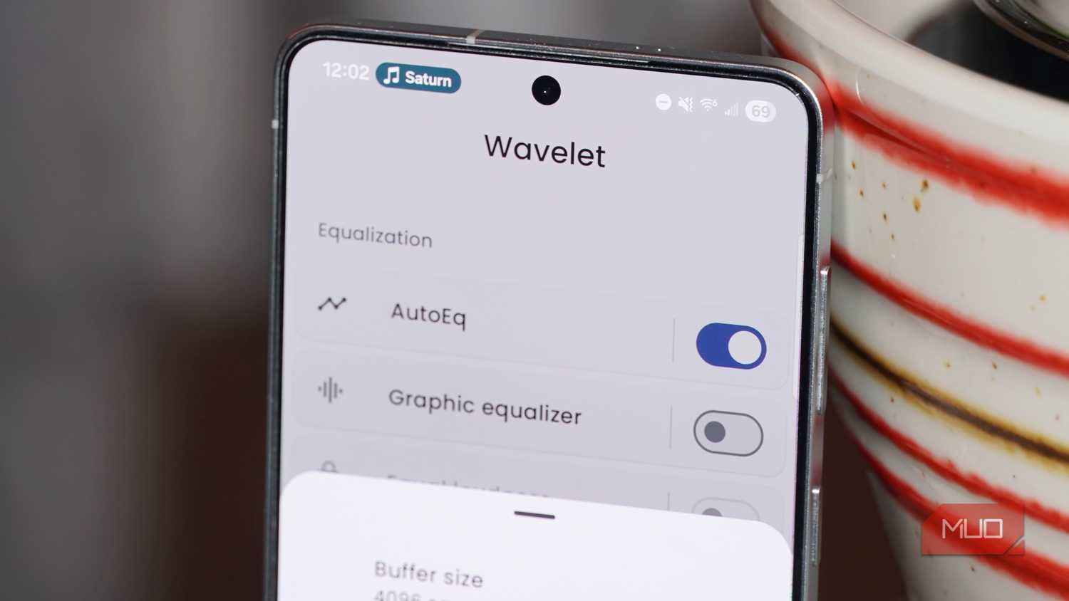 Flipping on the AutoEQ in Wavelet.