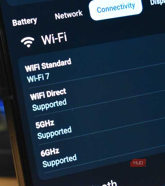 wifi 7 support on android smartphone.