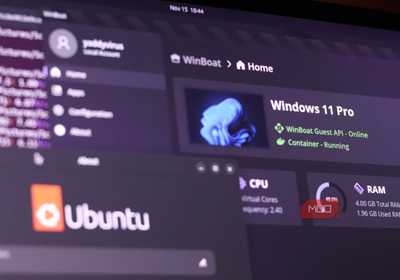 Winboat running on Ubuntu.