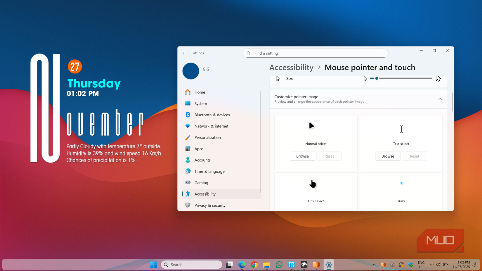 Windows 11 desktop setup