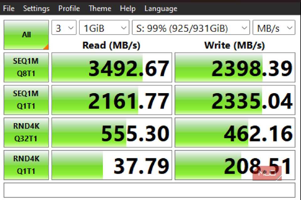 Disk with Write Caching turned on