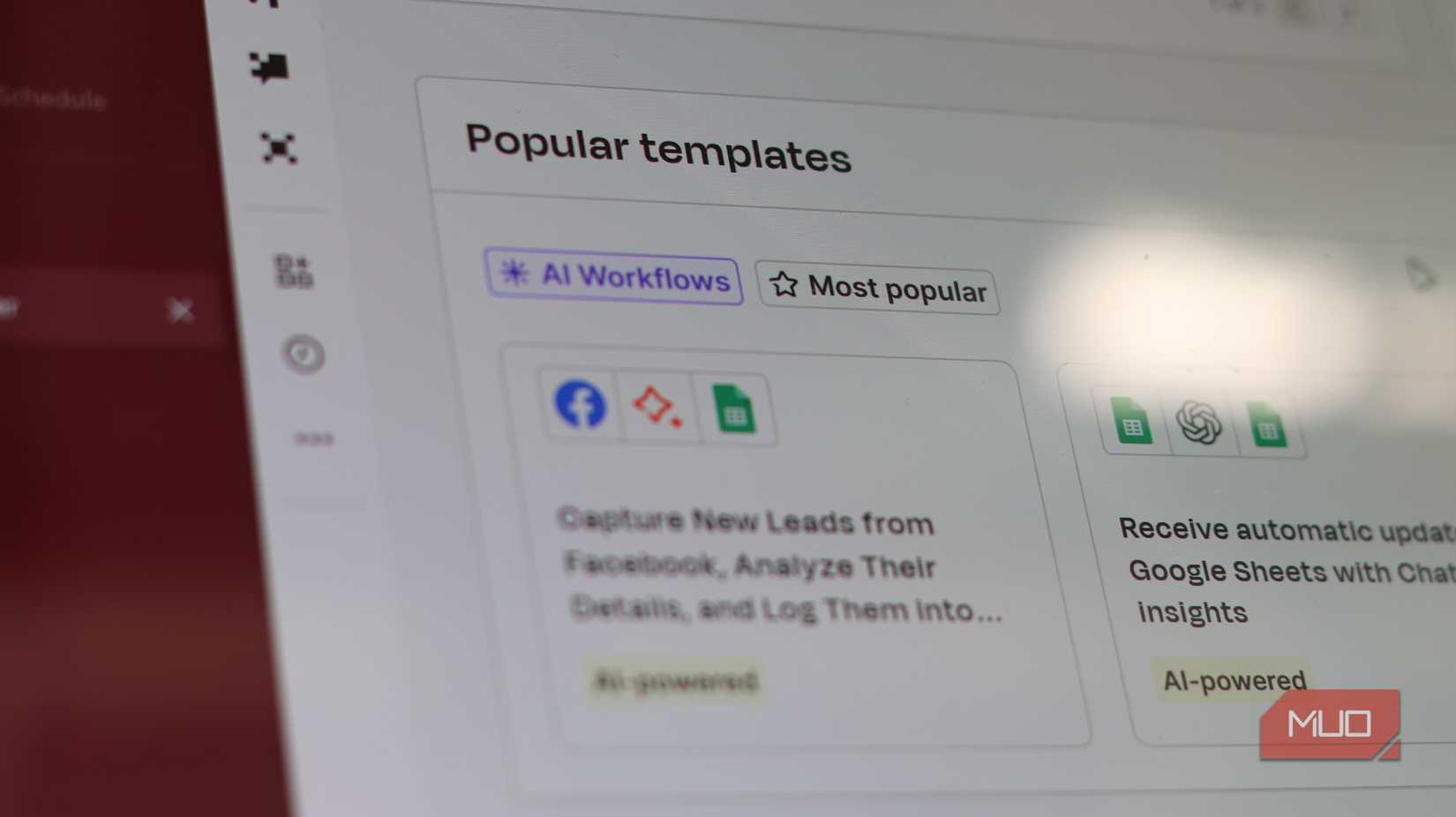 Zapier templates section.