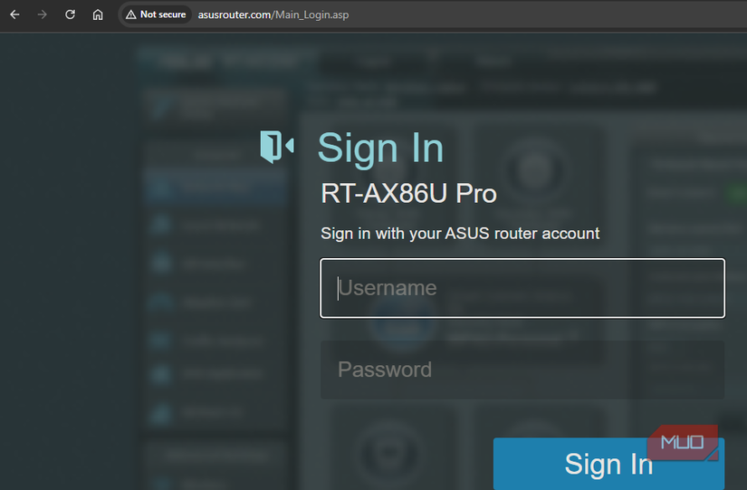 02 Router Login Page