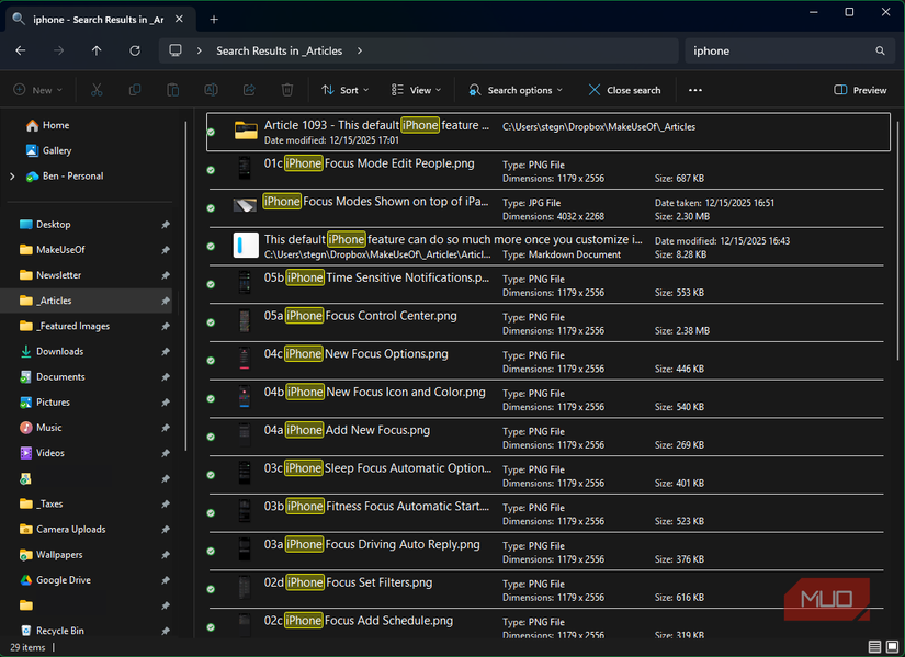 02 Windows File Explorer Ugly Searches