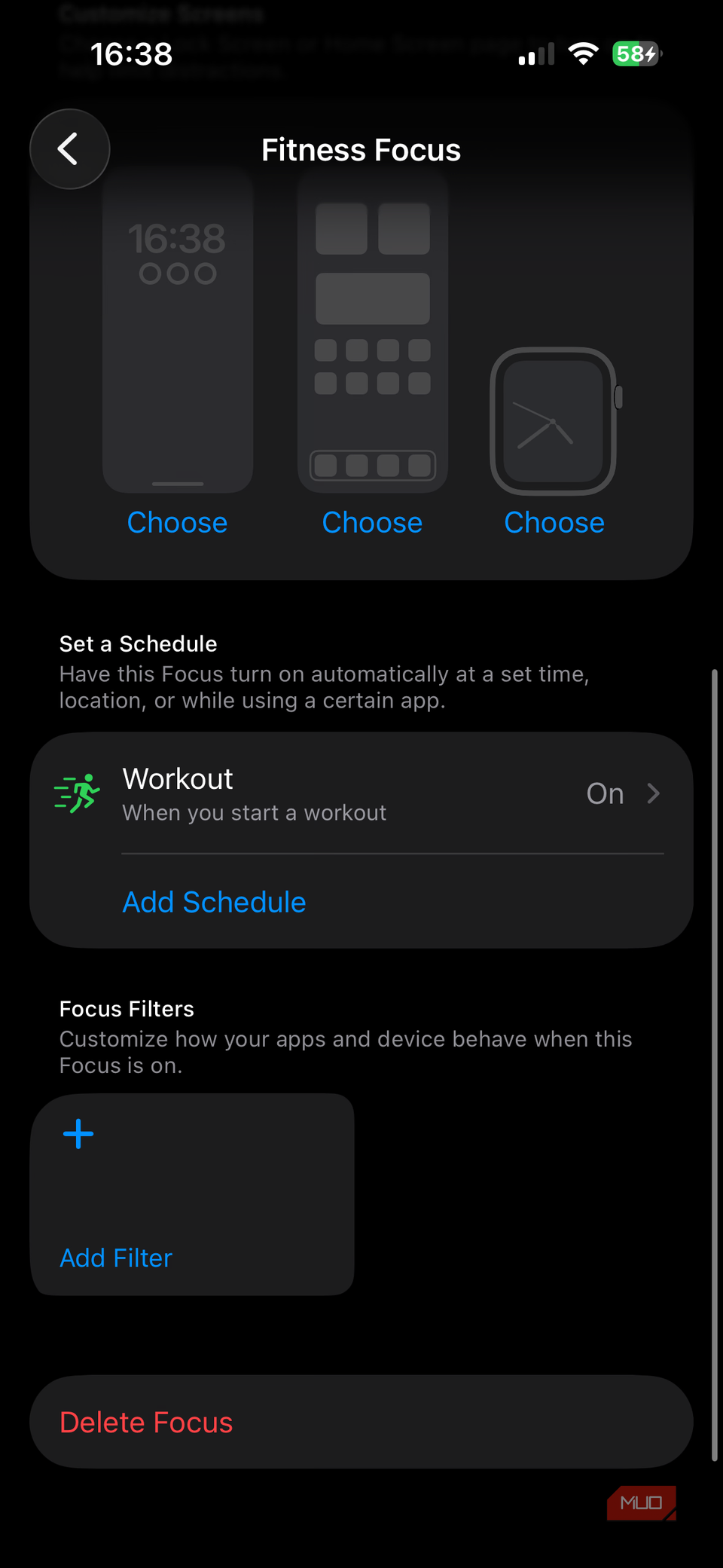 03b iPhone Fitness Focus Automatic Start
