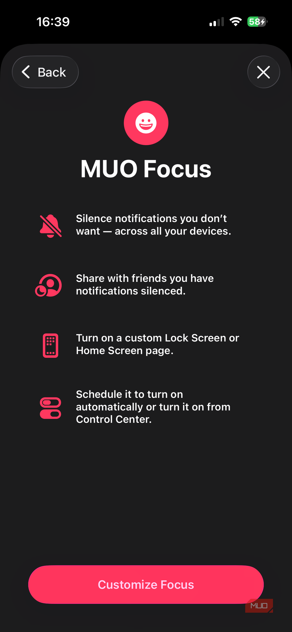 04c iPhone New Focus Options