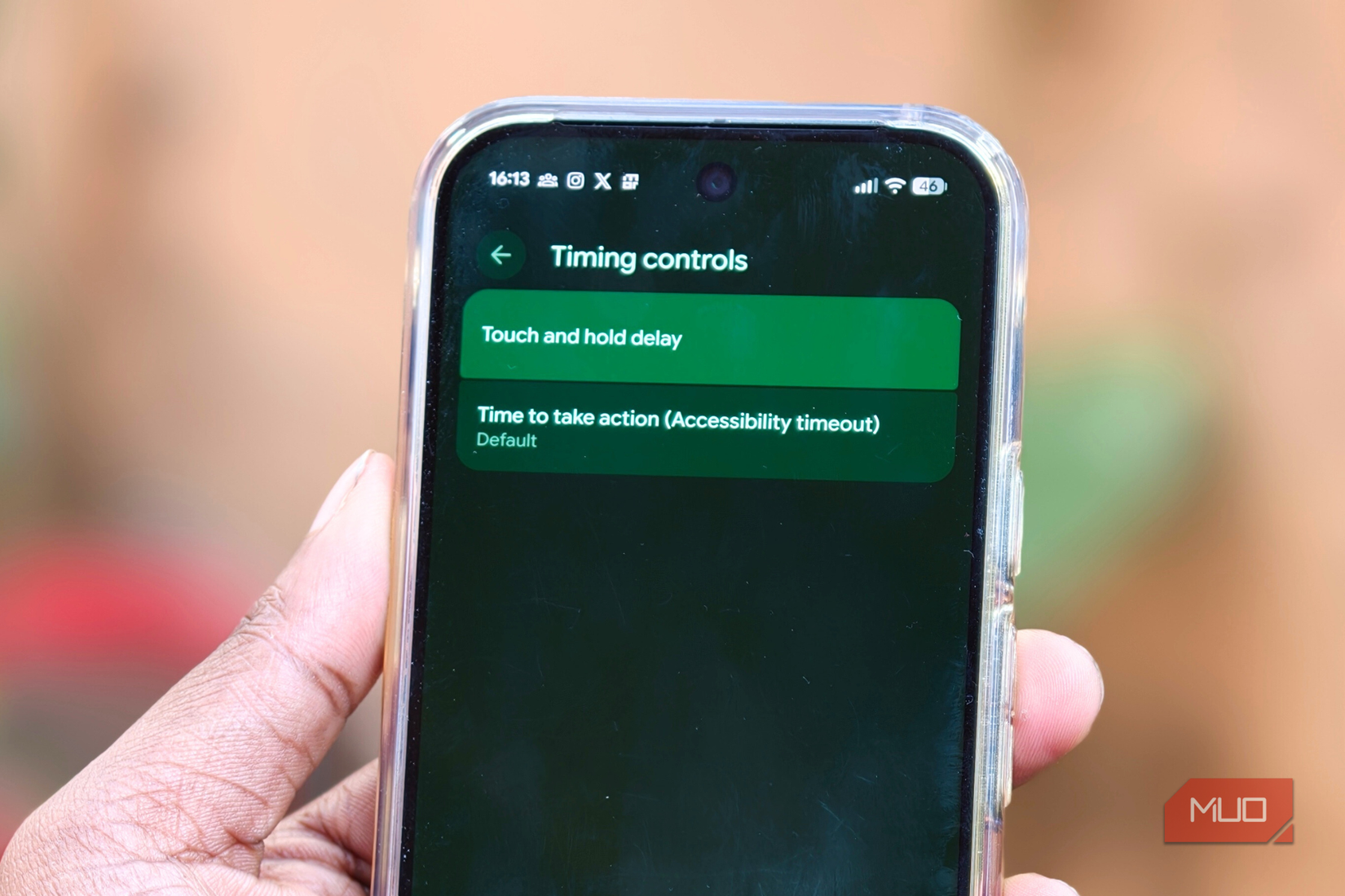 Timing controls settings opened on Google Pixel 10 Pro