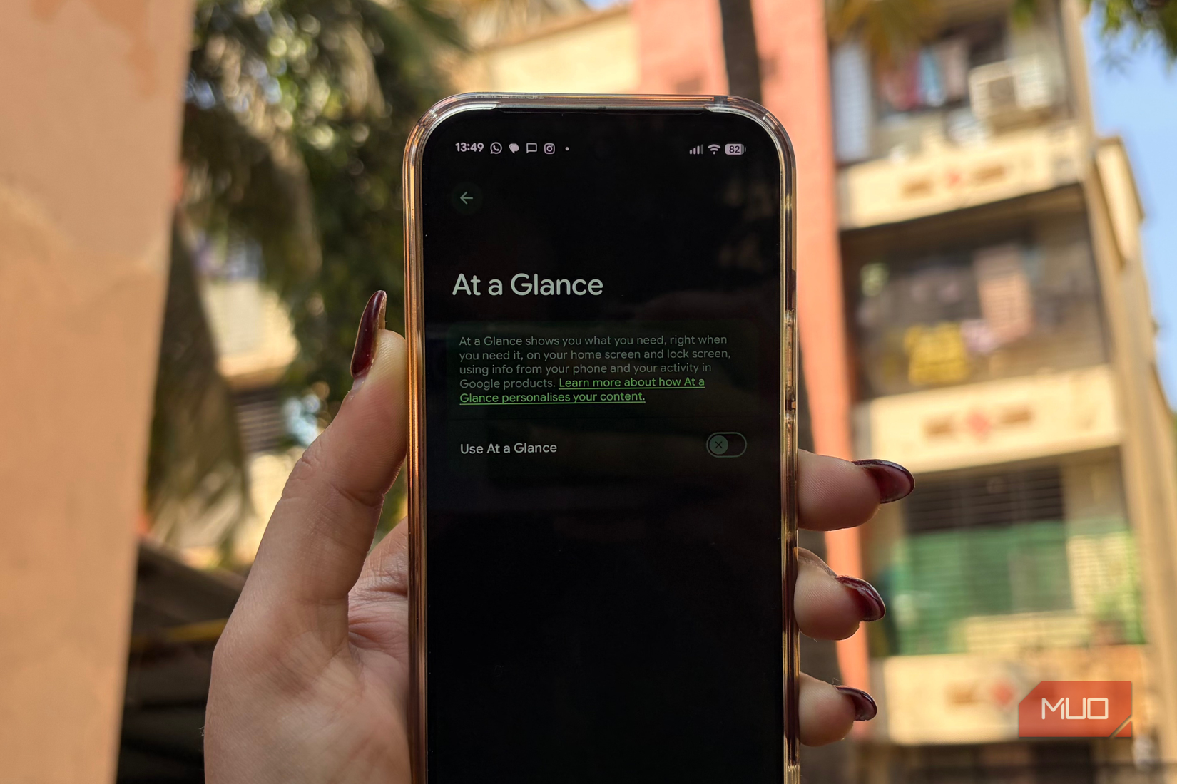 Disable at a glance feature on Pixel