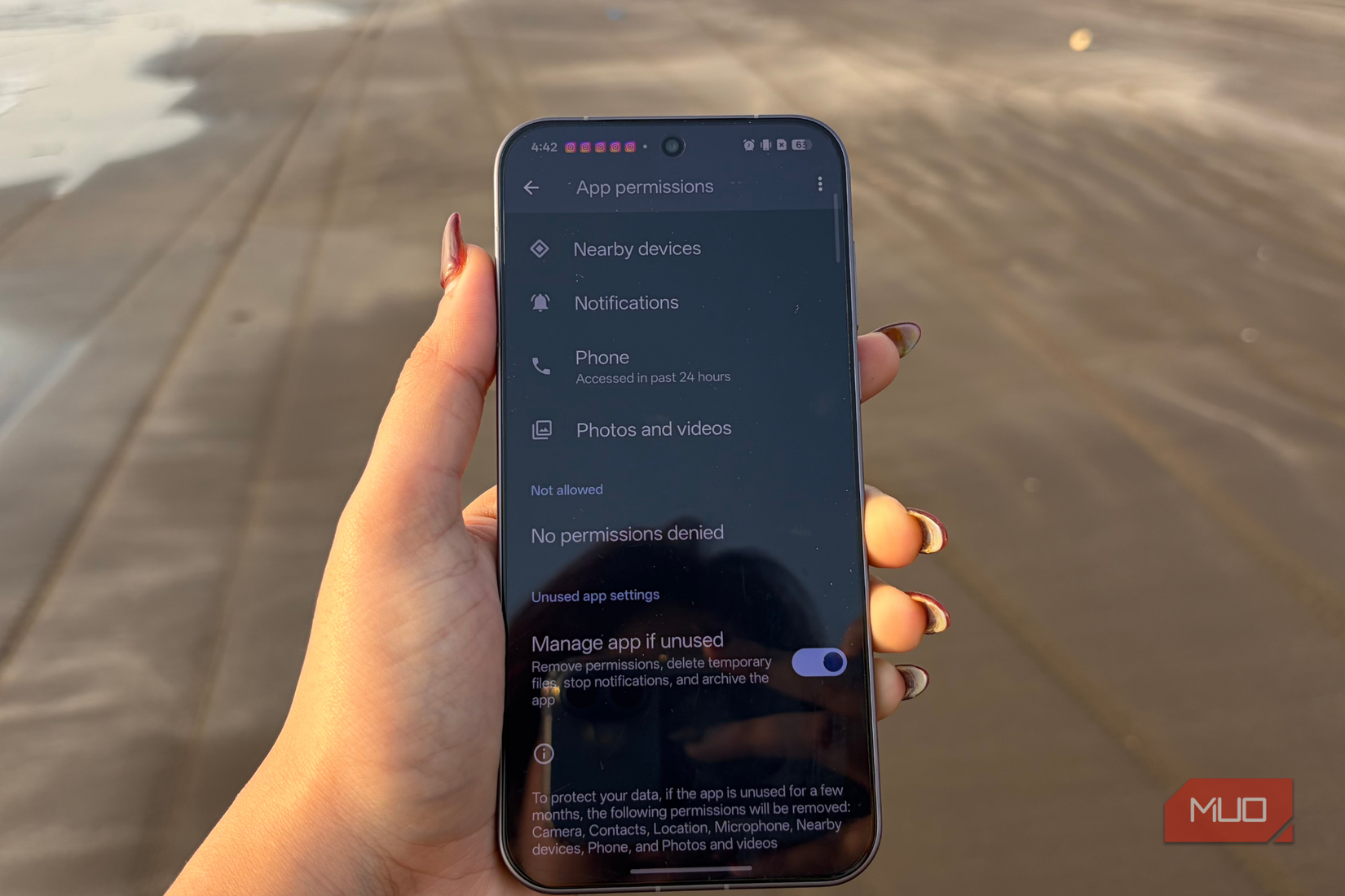 App permissions on Android phones