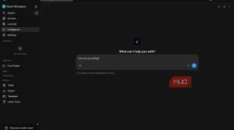 Affine AI assistant page.