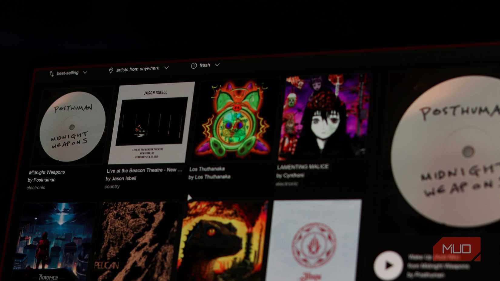 Albums on sale on Bandcamp.