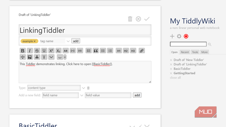 Tiddler Textmap I built a personal knowledge base without using Notion or Obsidian