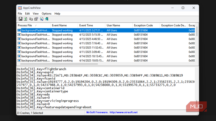 Appcrashview This portable Windows toolkit fits on a single USB and replaces dozens ...