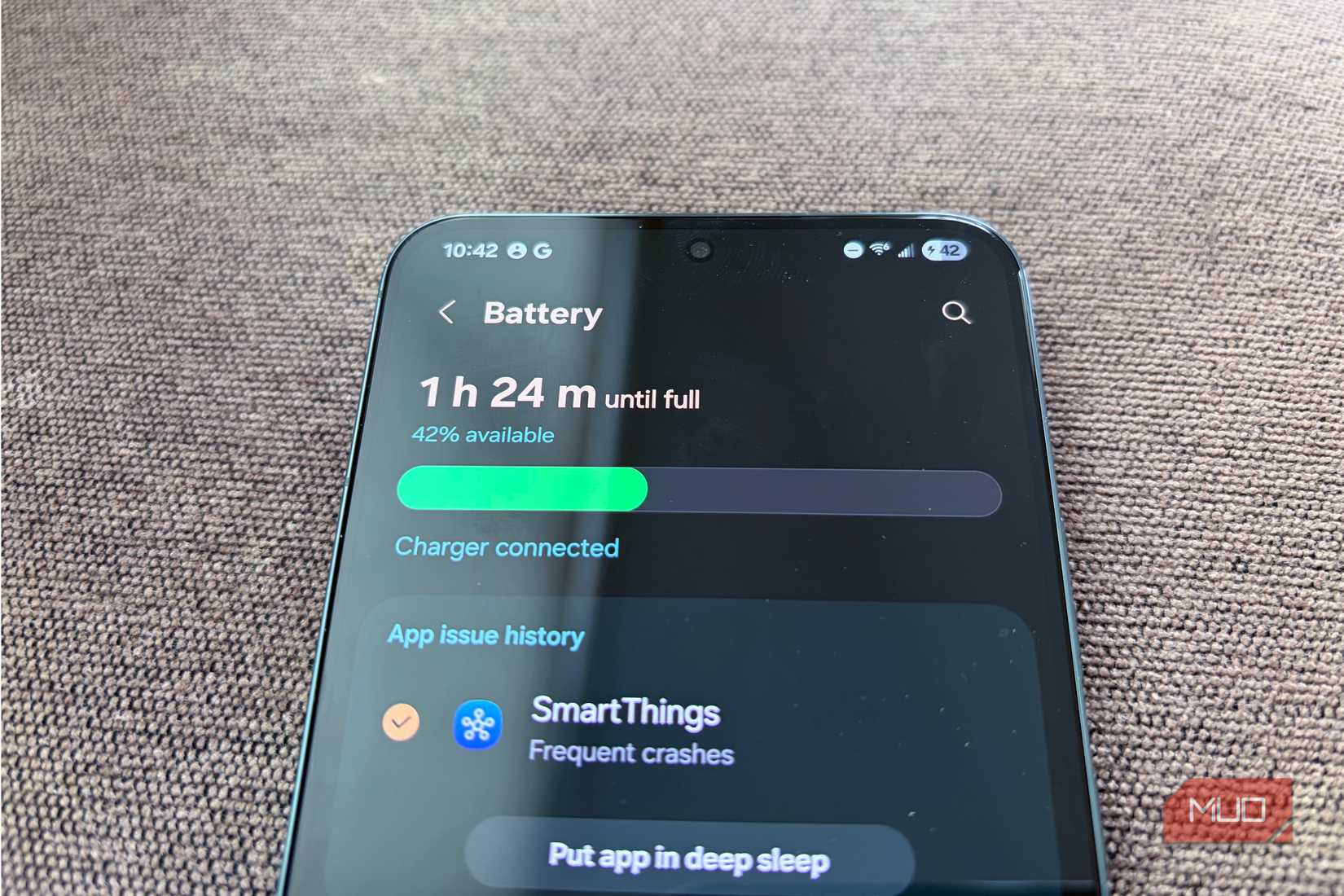 Battery in Dark Mode