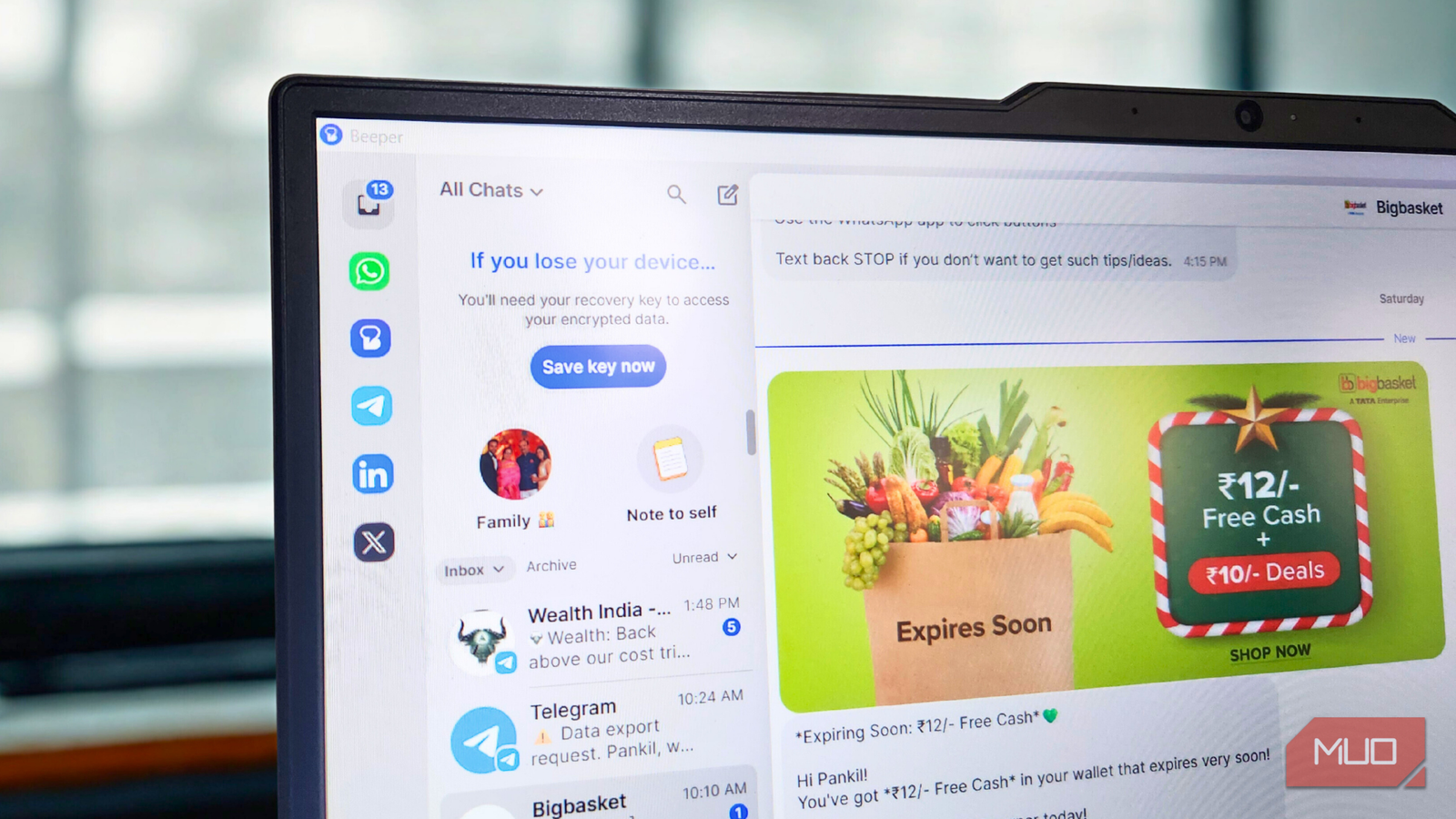 I replaced WhatsApp, Telegram, and Messenger with this one app - MakeUseOf