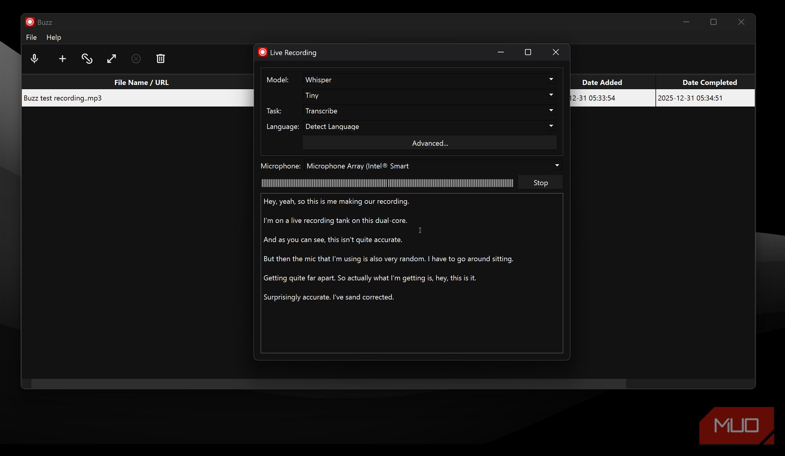 I transcribed hours of interviews offline using this open-source tool