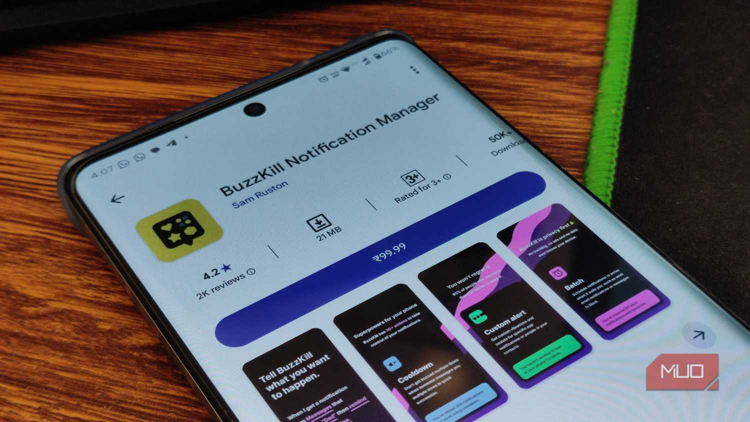 Buzzkill app in Playstore with prizing.
