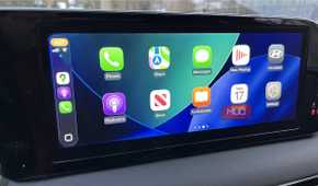 Apps being shown on an Apple Carplay screen