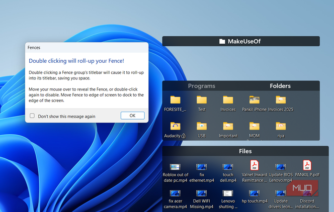 Collapse Windows Example My desktop was a mess until I tried this simple Windows organizer