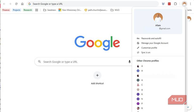 Compartmentalizing Chrome using profiles