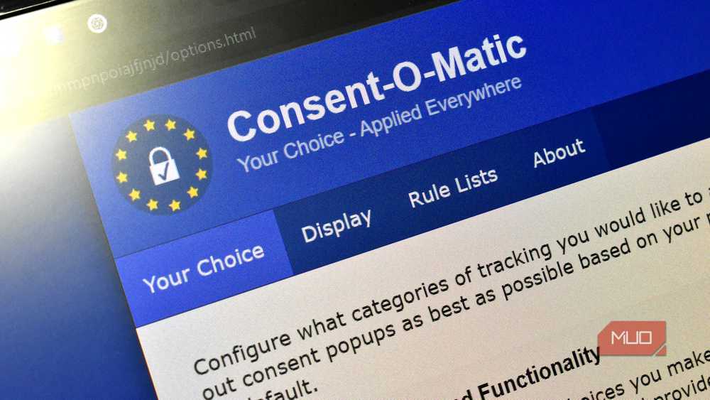 Consent-O-Matic handles cookie popups by rejecting tracking cookies for you