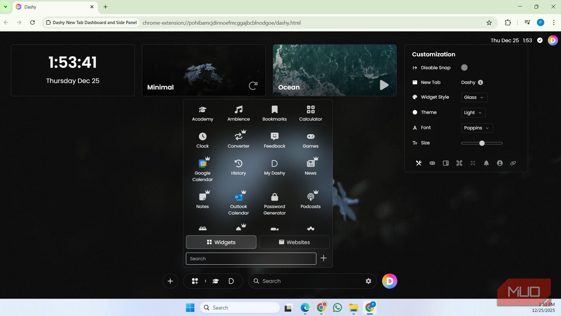 I replaced Chrome’s new tab page with this dashboard and I’m never ...