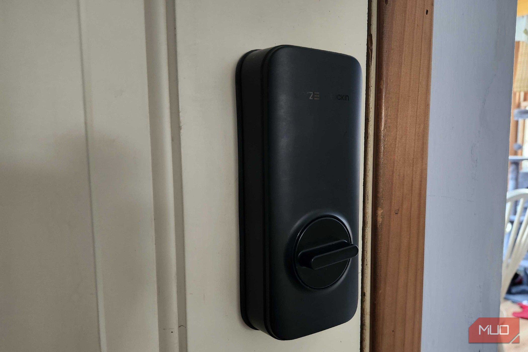 Back of the Wyze Door lock