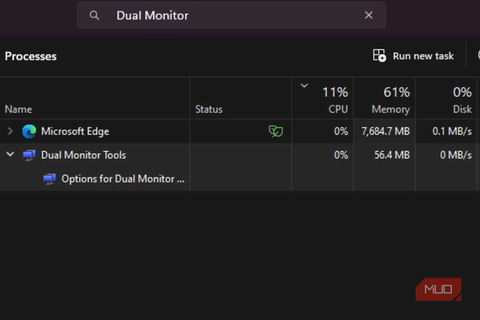 Monitor Tree Task My dual-monitor setup feels so much better after I installed this tiny tool