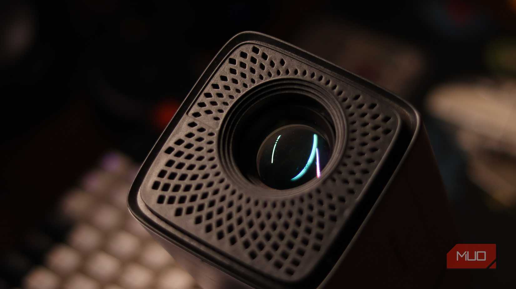 Egate projector lens.