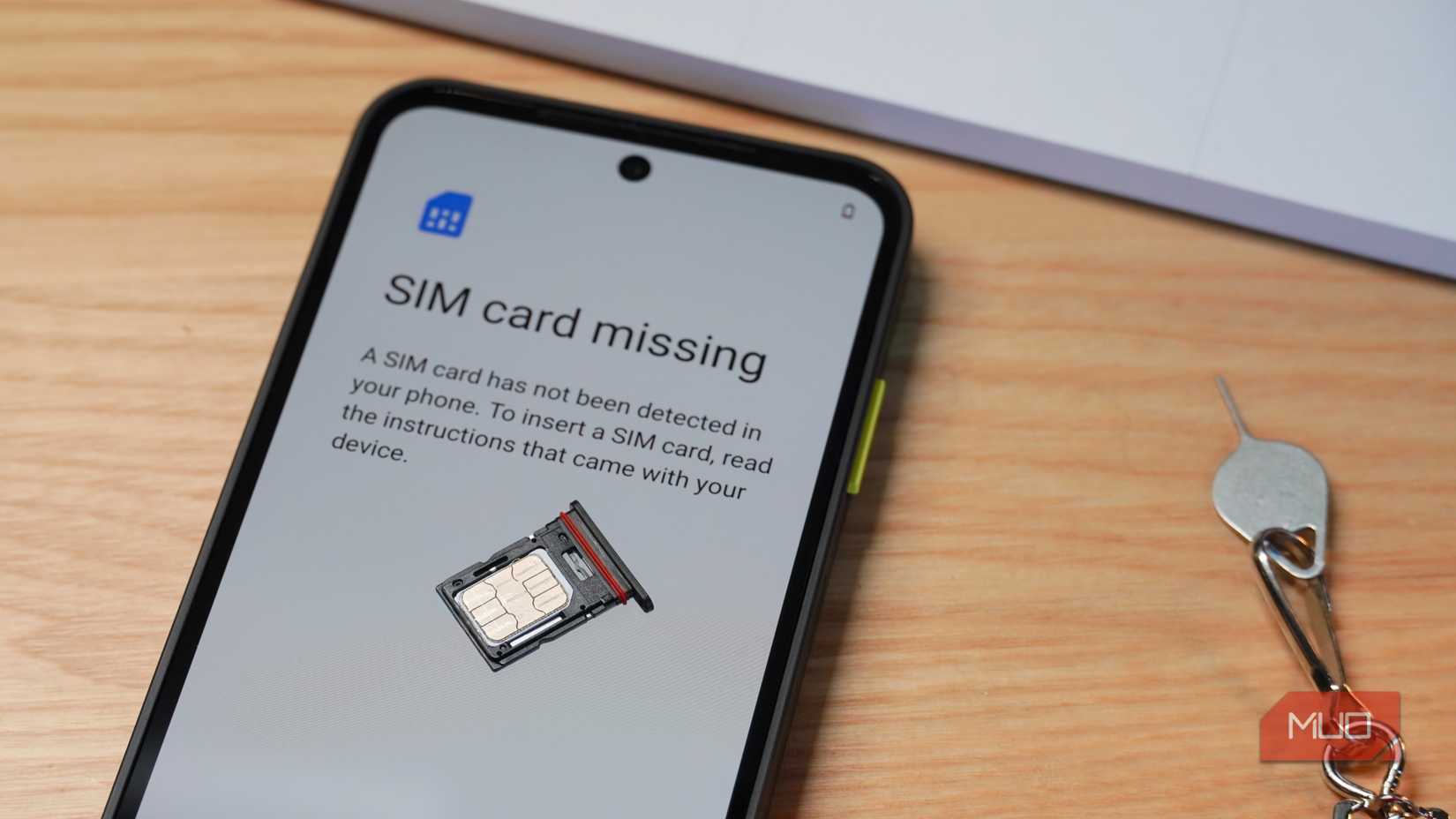 The Fairphone 6 SIM card slot.