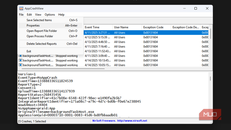 Appcrashview This portable Windows toolkit fits on a single USB and replaces dozens ...