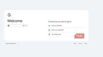 Gmail signin with Passkey