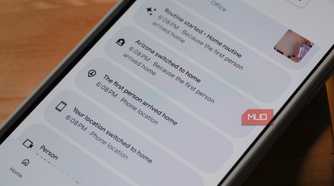 Activity summaries in the Google Home app.