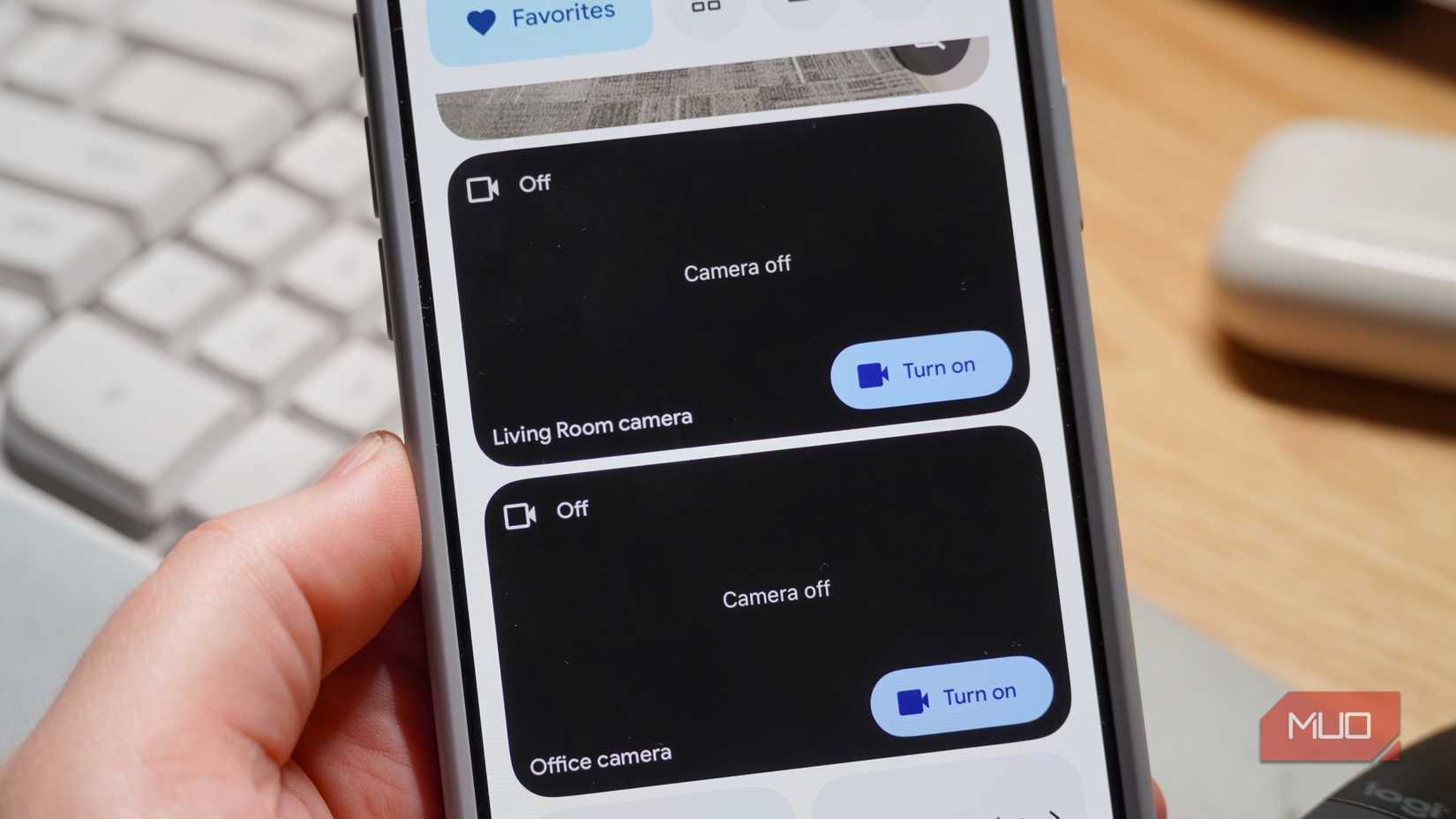 The software shutter on the Google Nest Cam Indoor.