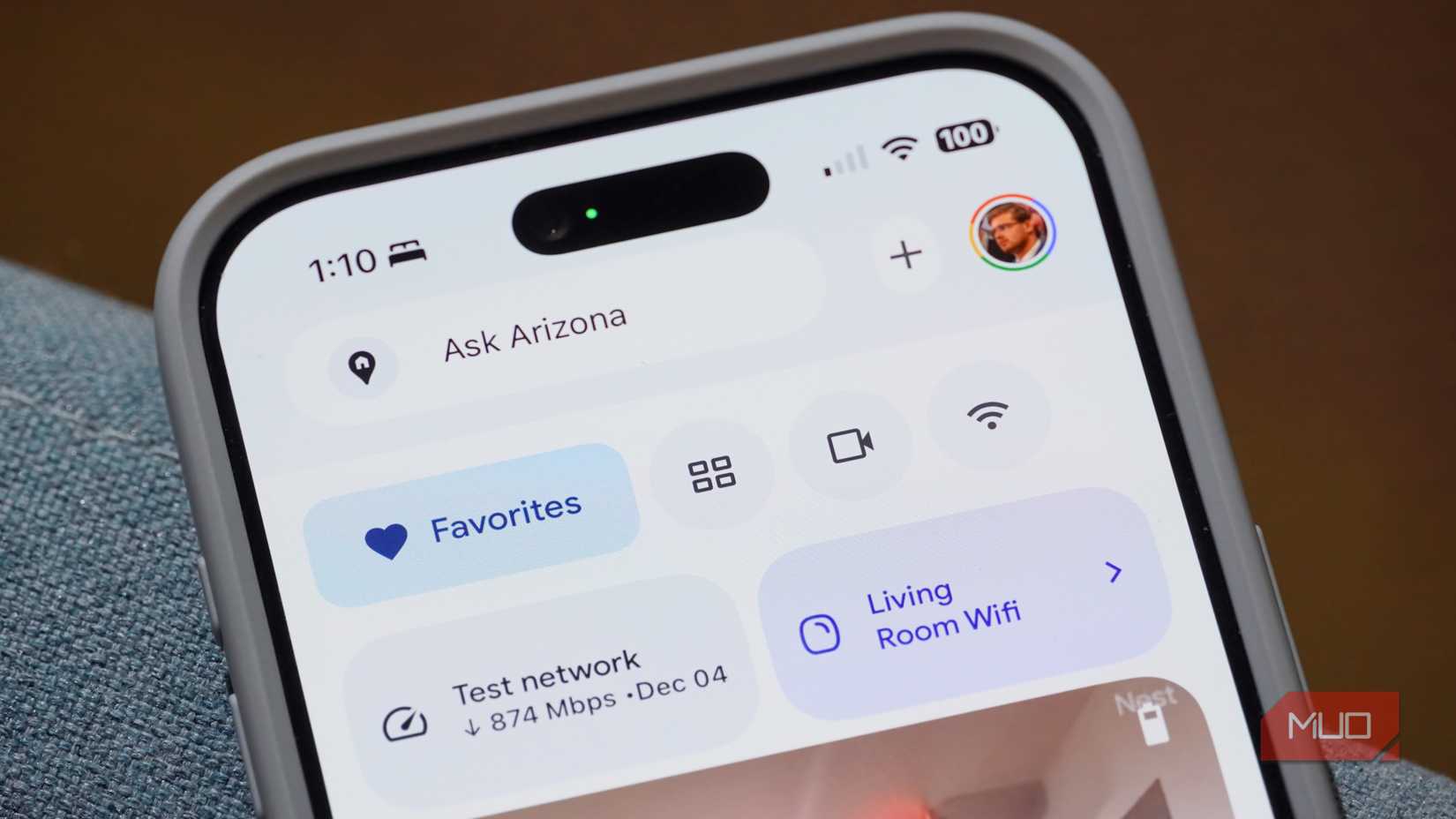 تراشههای وای‑فای در برنامه Google Home.