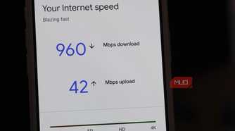 Internet speeds from the Nest Wi-Fi Pro.