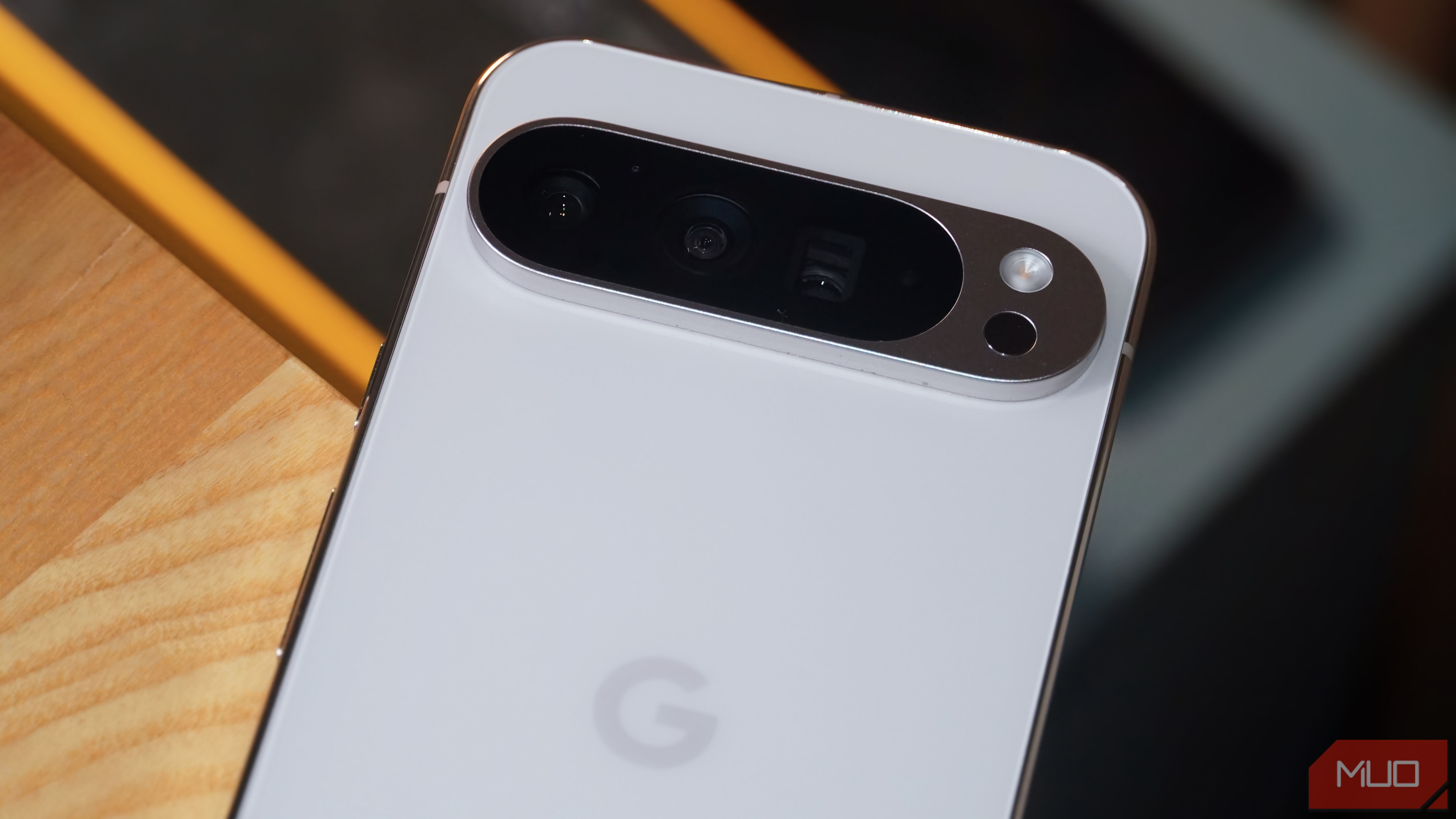 The rear camera system on a Pixel 9 Pro XL. 