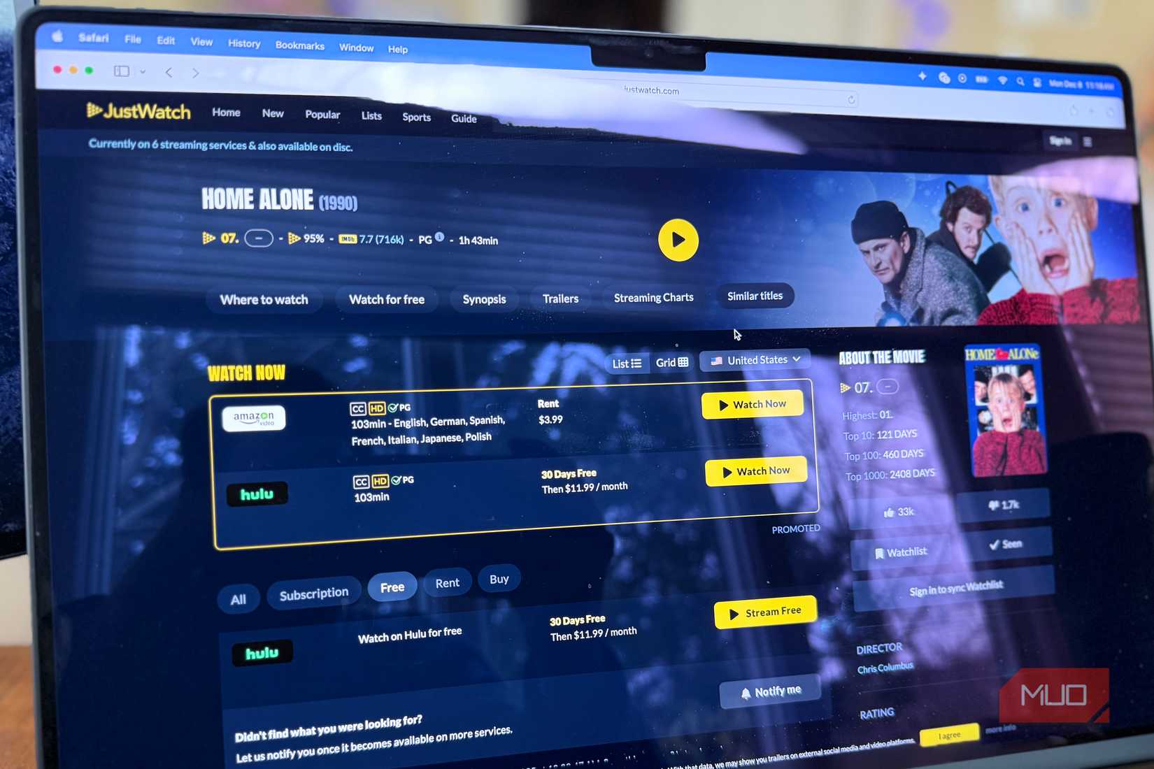 Home Alone on JustWatch