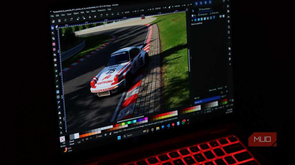 Inkscape running on Windows 11