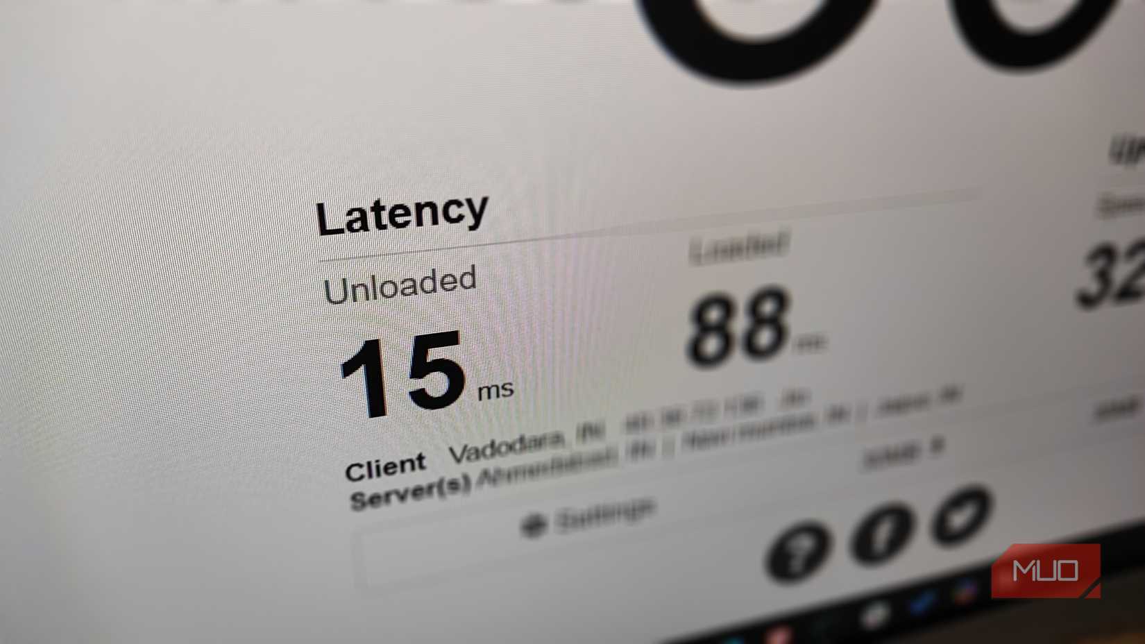 Latency test before changing DNS.