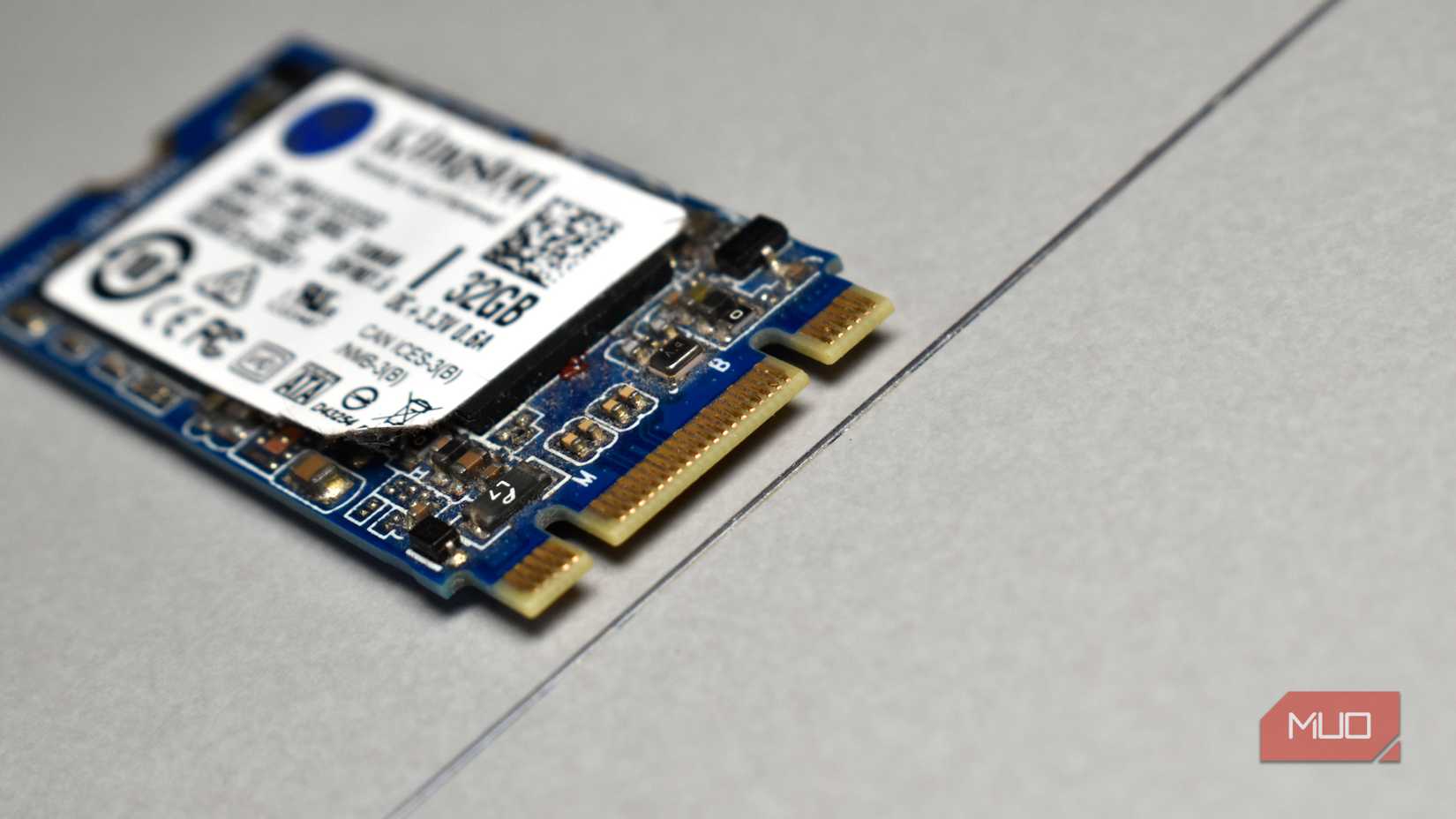 M.2 SSDのクローズアップ画像