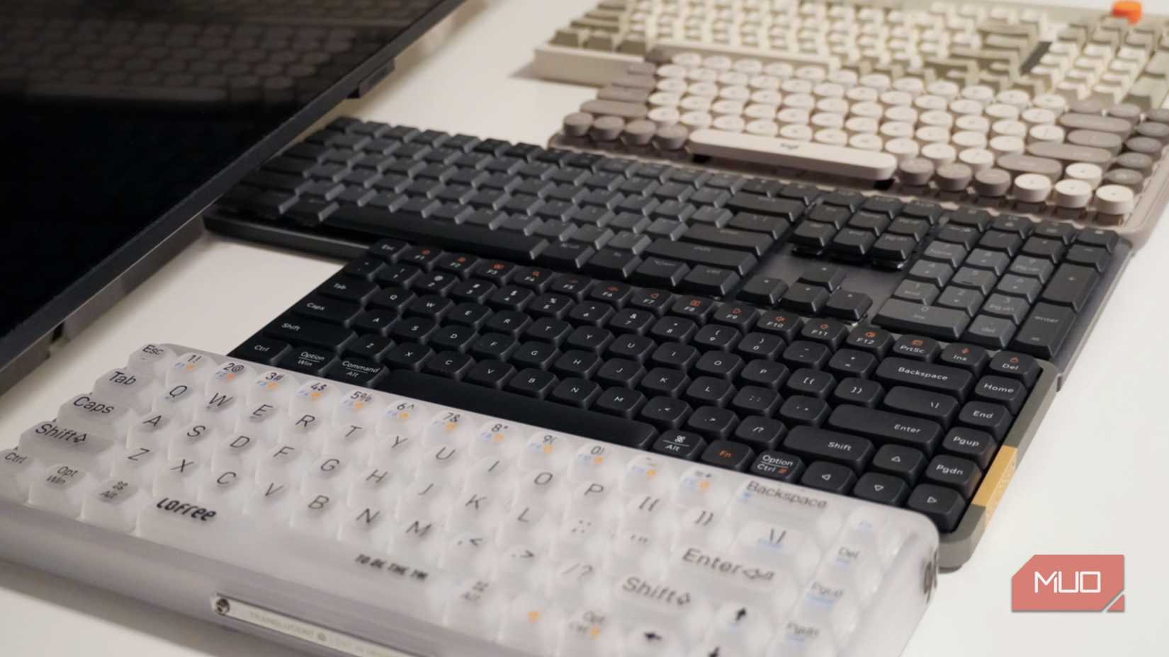A comparison of some of the mechanical keyboards I've tested.